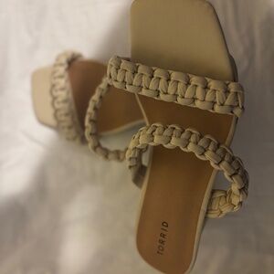Torrid Braided Block Heel Sandals – Size 10.5 Wide Wide (10.5 WW) – NEW!